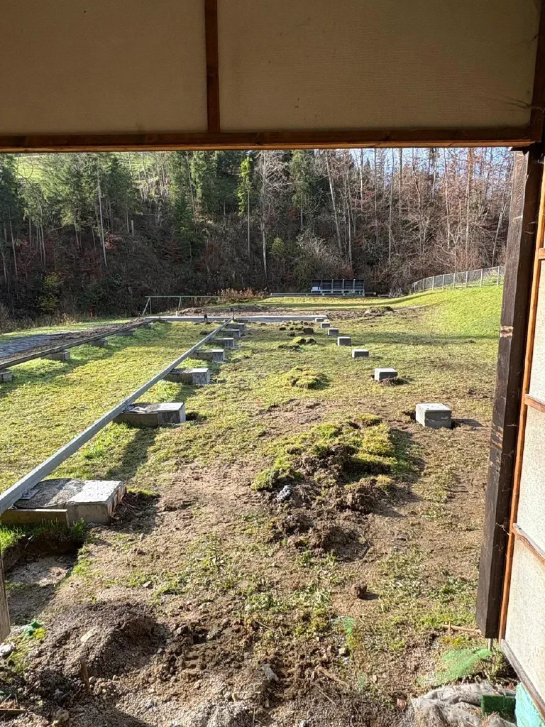 Sanierungsarbeiten am Schützenhaus Geelhüsli