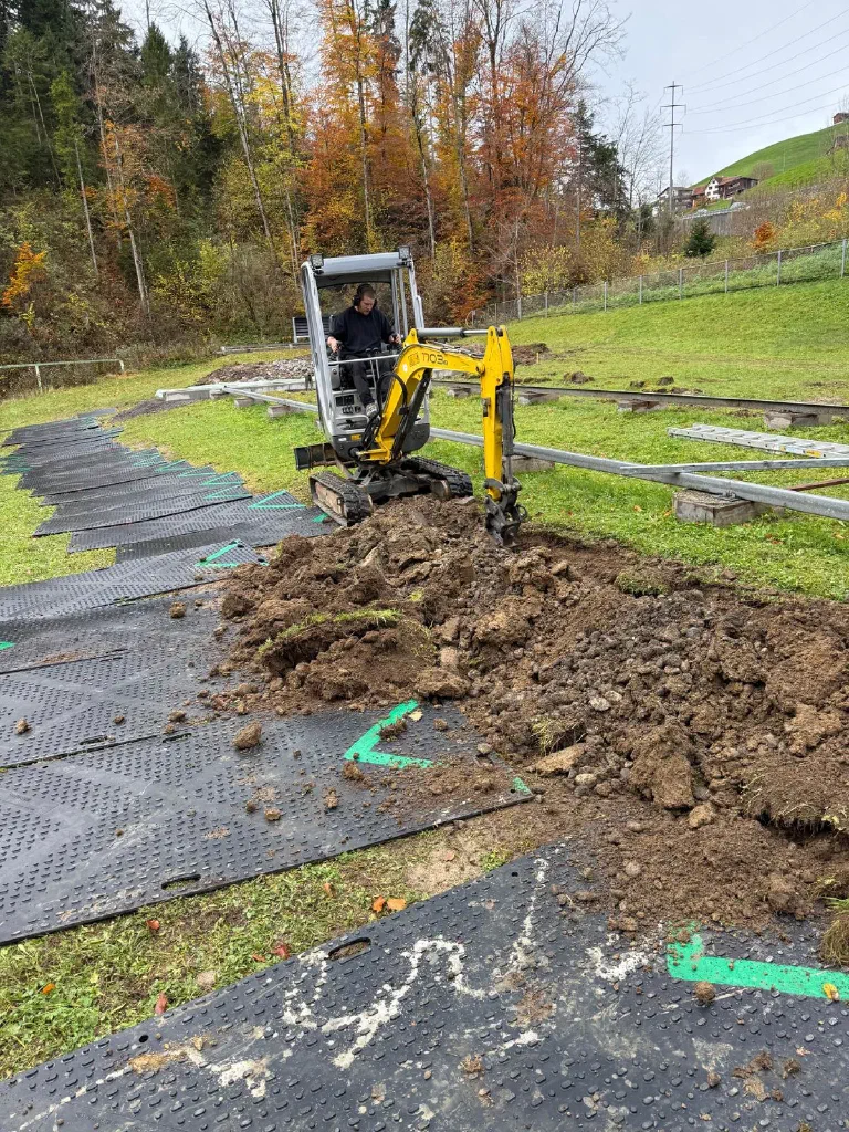 Sanierungsarbeiten am Schützenhaus Geelhüsli