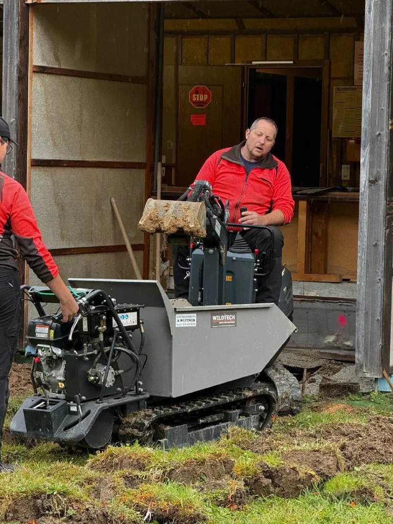 Sanierungsarbeiten am Schützenhaus Geelhüsli