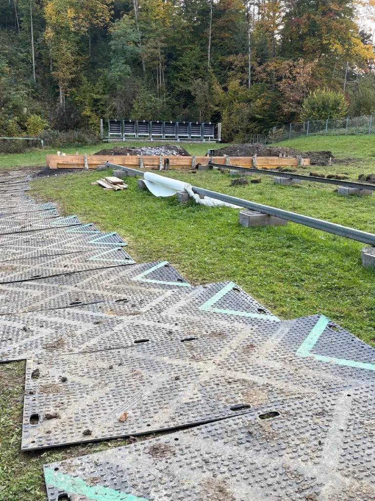 Sanierungsarbeiten am Schützenhaus Geelhüsli