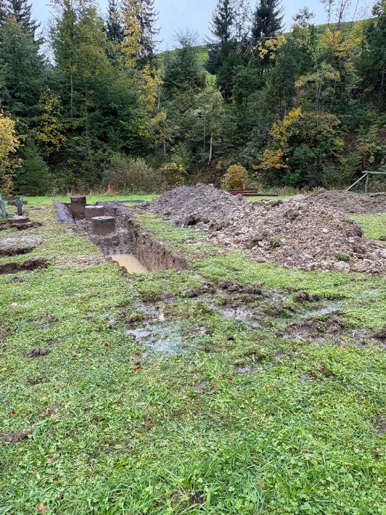 Sanierungsarbeiten am Schützenhaus Geelhüsli