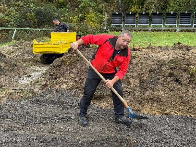 Sanierungsarbeiten am Schützenhaus Geelhüsli