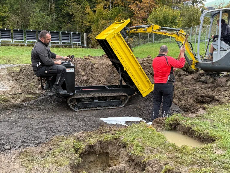 Sanierungsarbeiten am Schützenhaus Geelhüsli
