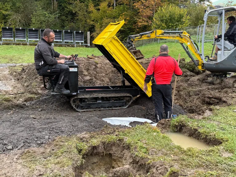 Sanierungsarbeiten am Schützenhaus Geelhüsli