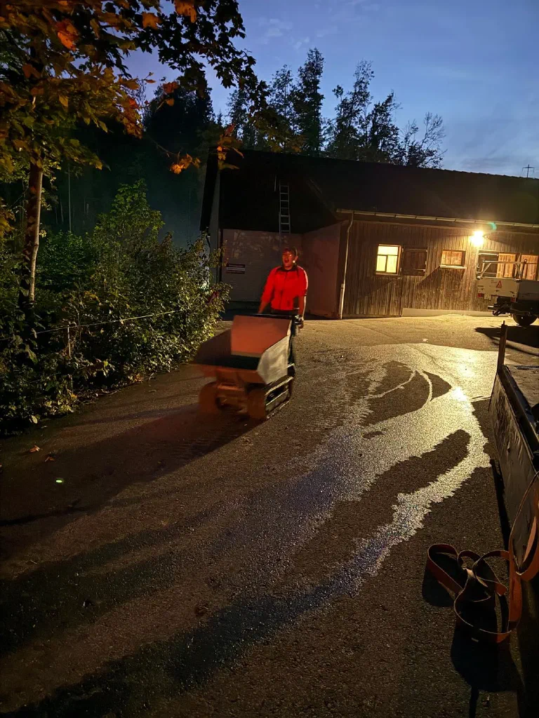 Sanierungsarbeiten am Schützenhaus Geelhüsli