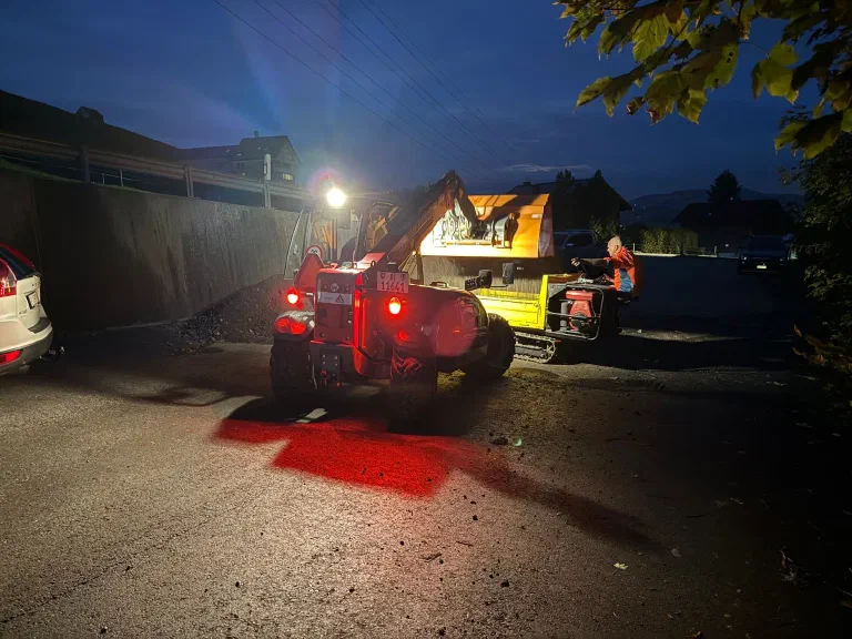 Sanierungsarbeiten am Schützenhaus Geelhüsli